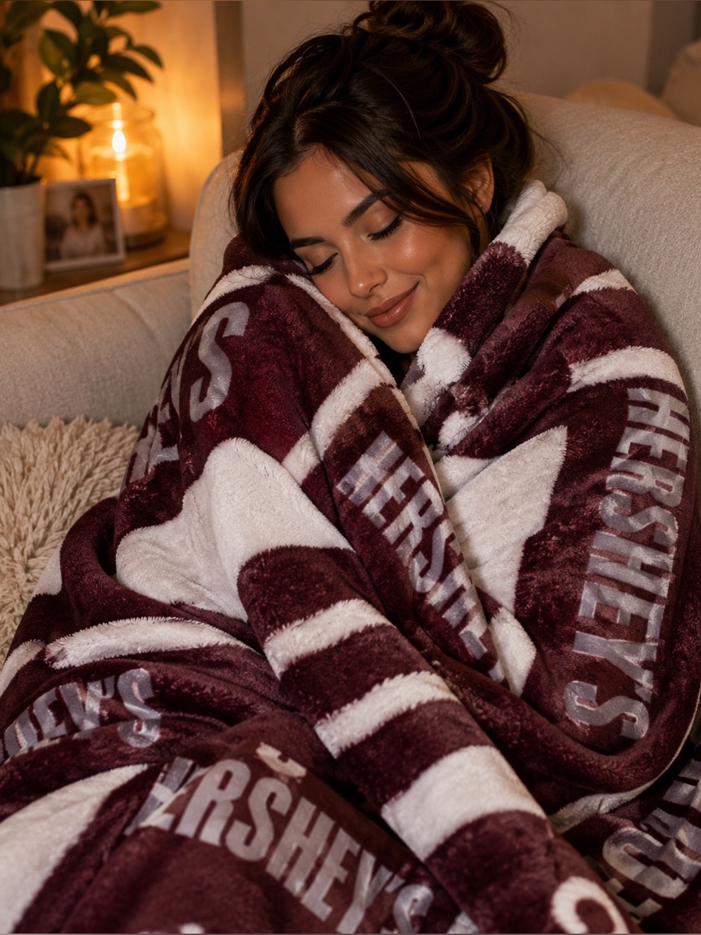 Hershey's Plush Throw Blanket
